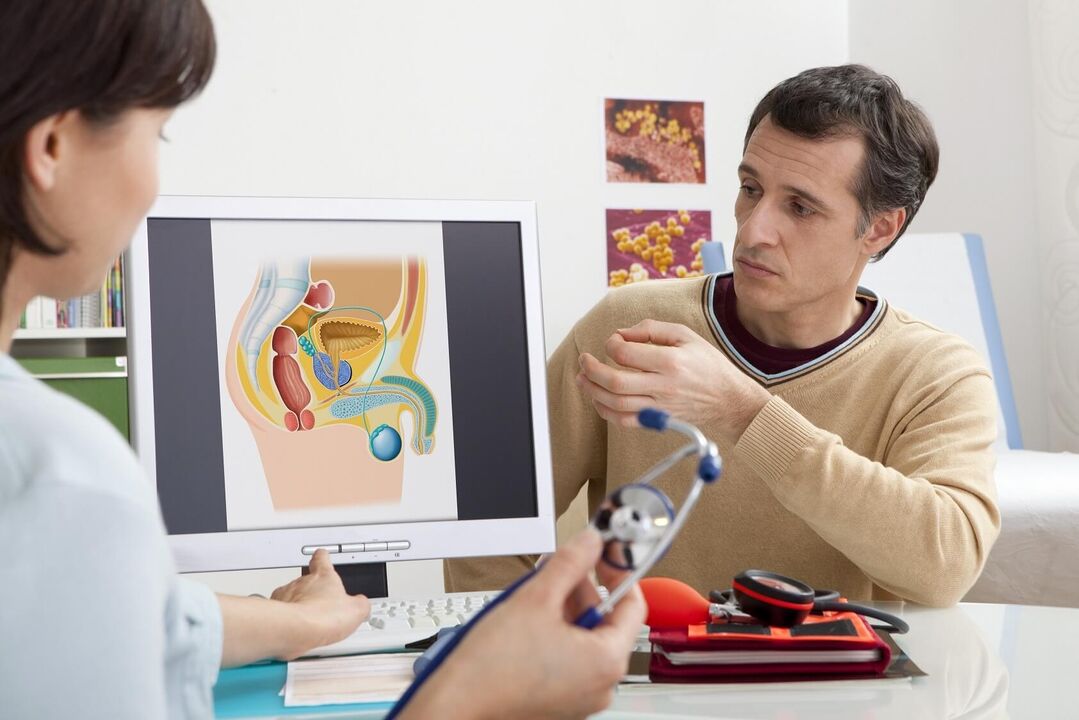 La primele semne de prostatită, un bărbat ar trebui să consulte un urolog